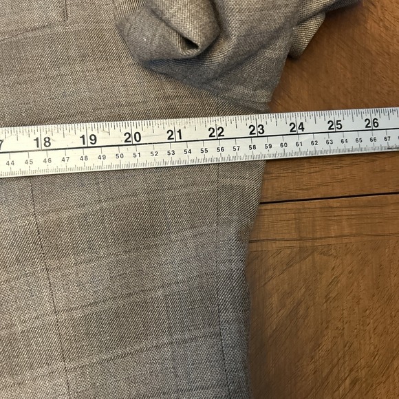 BROOKS BROTHERS 346 Regent Fit 46L Sport Coat Blazer Suit Jacket Beige Plaid Men - Picture 5 of 16
